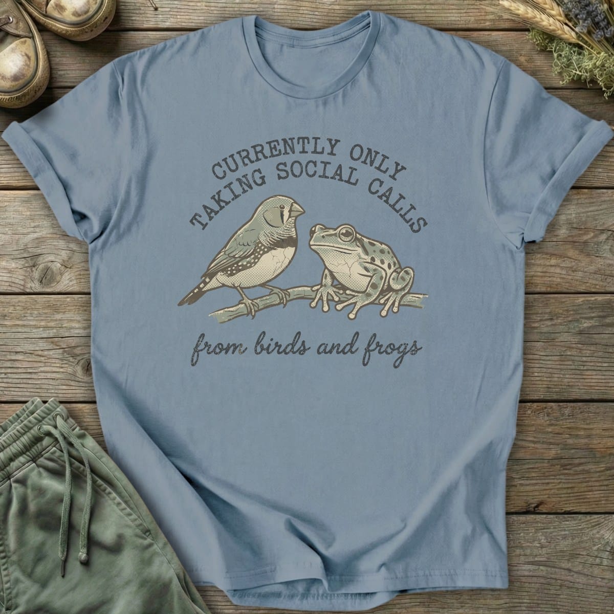 Printify T-Shirt Social Calls T-Shirt
