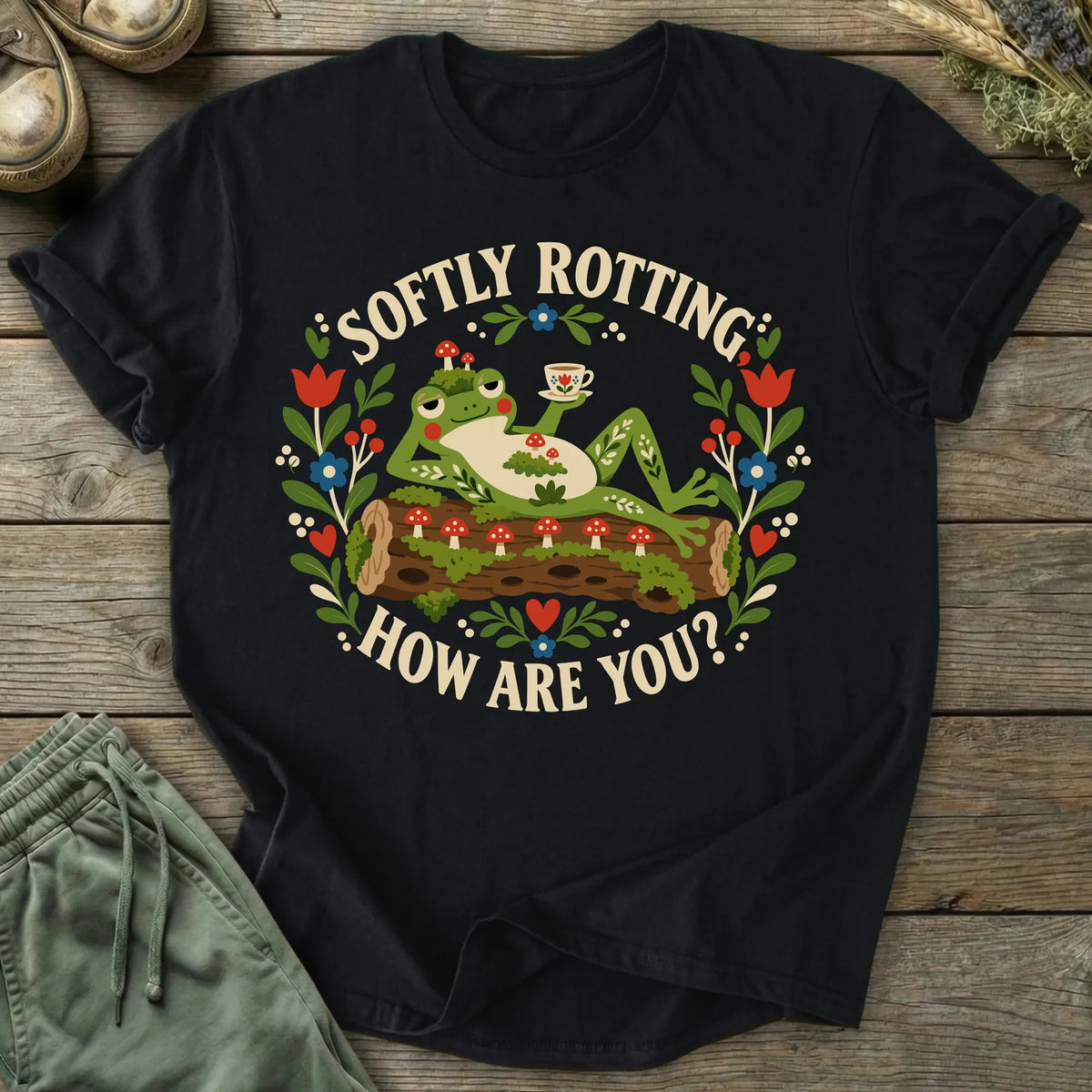 Printify T-Shirt Softly Rotting T-Shirt