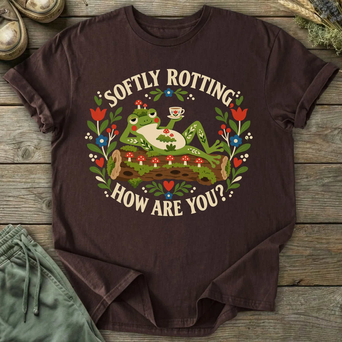 Printify T-Shirt Softly Rotting T-Shirt