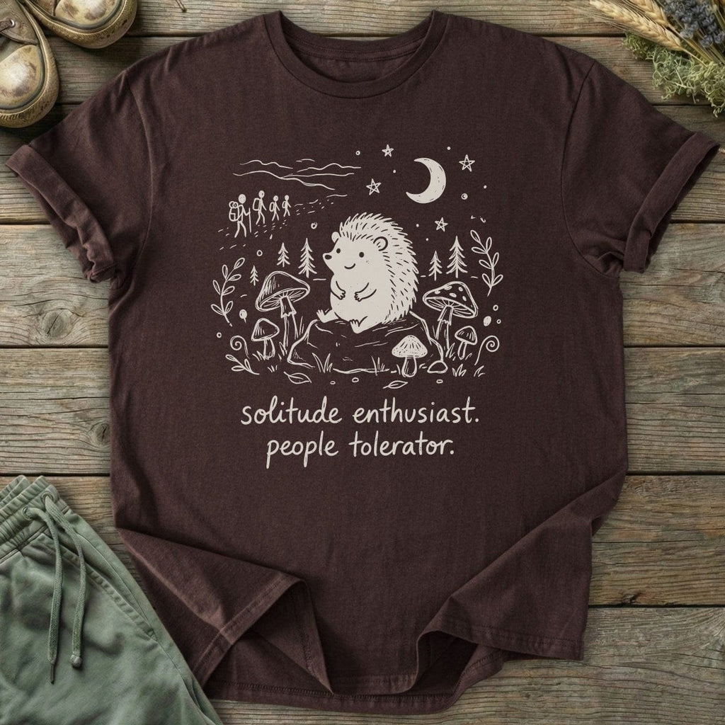 Printify T-Shirt Solitude Hedgehog T-Shirt