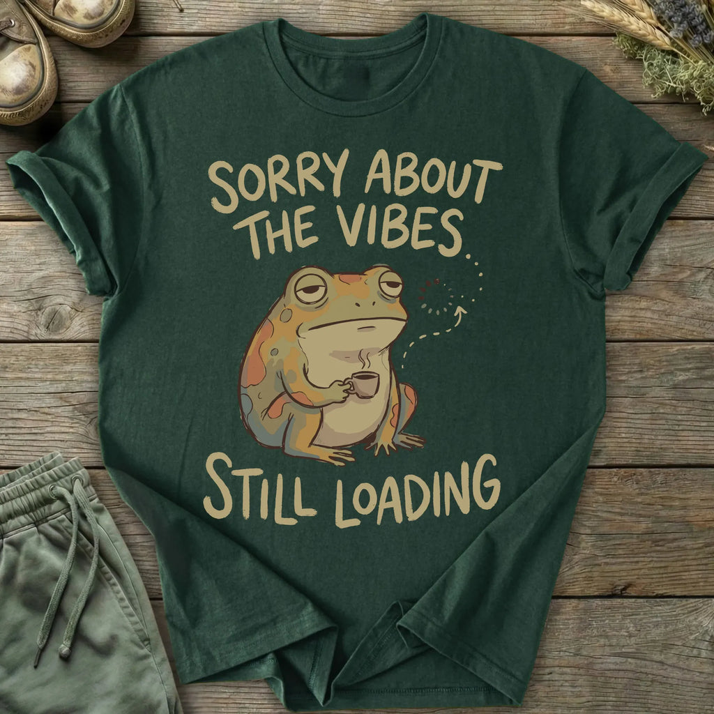 Printify T-Shirt Sorry About The Vibes T-Shirt