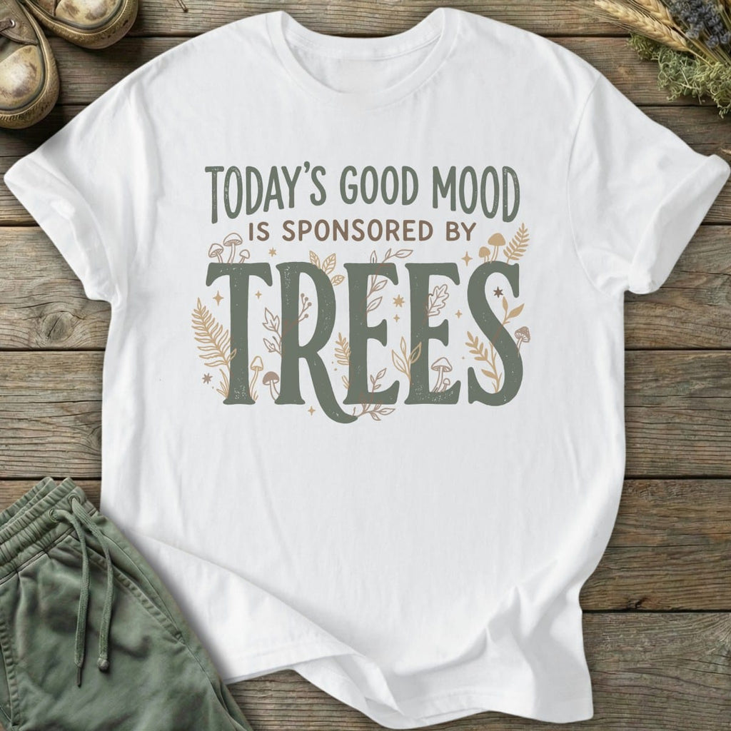 Printify T-Shirt Sponsored By Trees T-Shirt