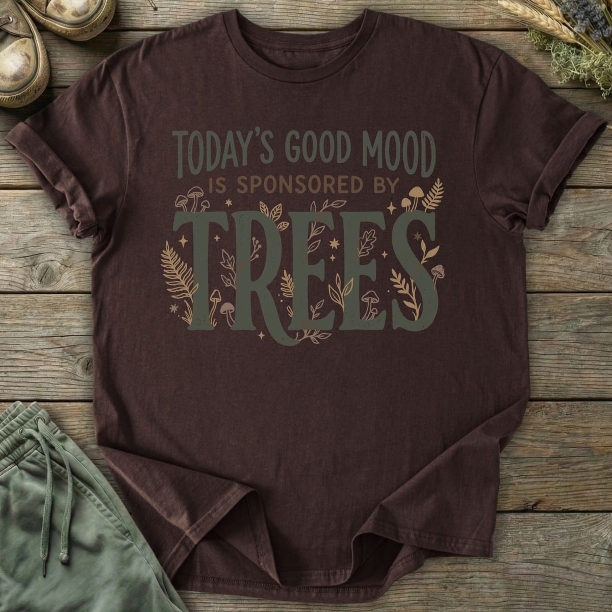 Printify T-Shirt Sponsored By Trees T-Shirt