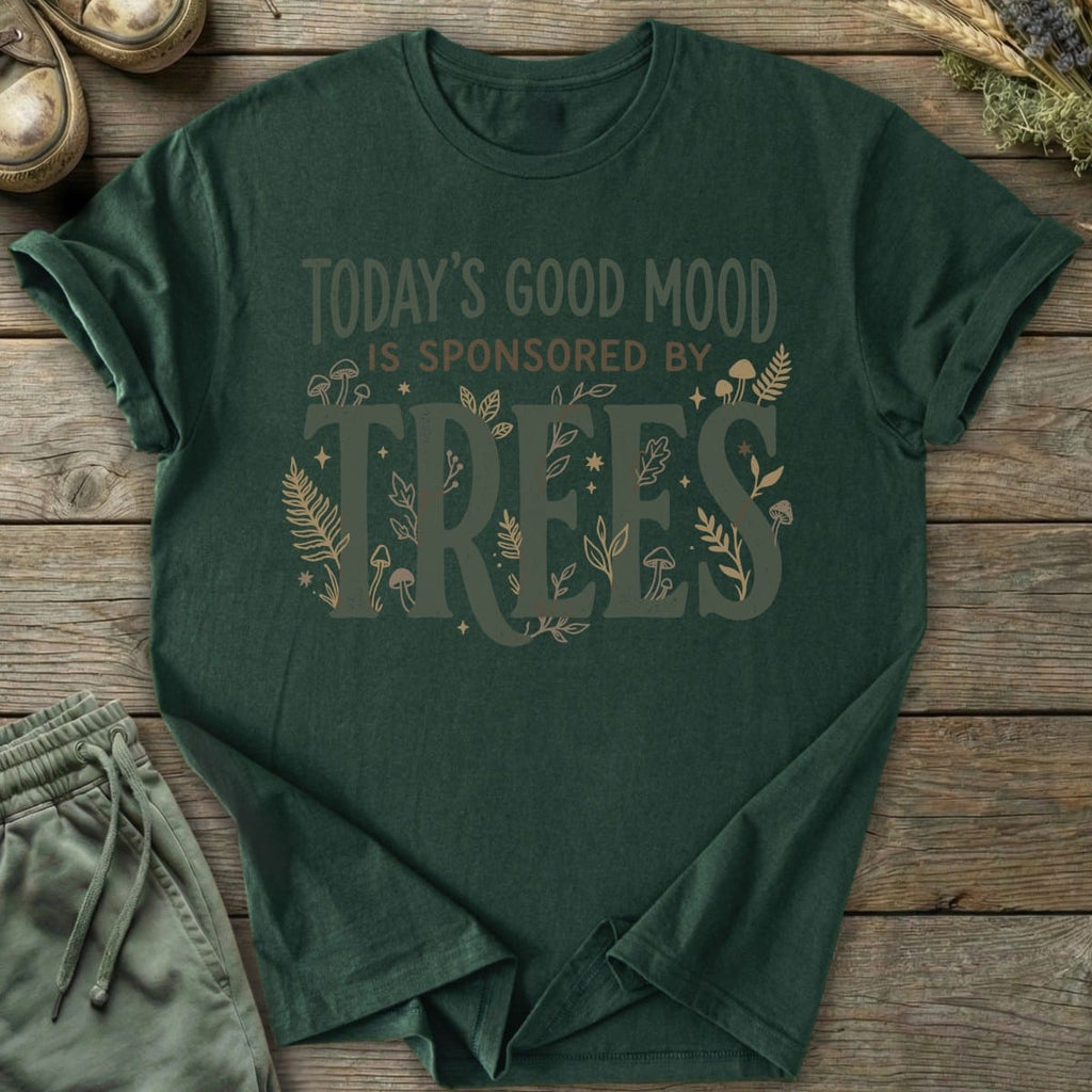 Printify T-Shirt Sponsored By Trees T-Shirt