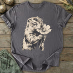 Printify T-Shirt Squirrel Smells Flower T-Shirt