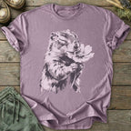 Printify T-Shirt Squirrel Smells Flower T-Shirt