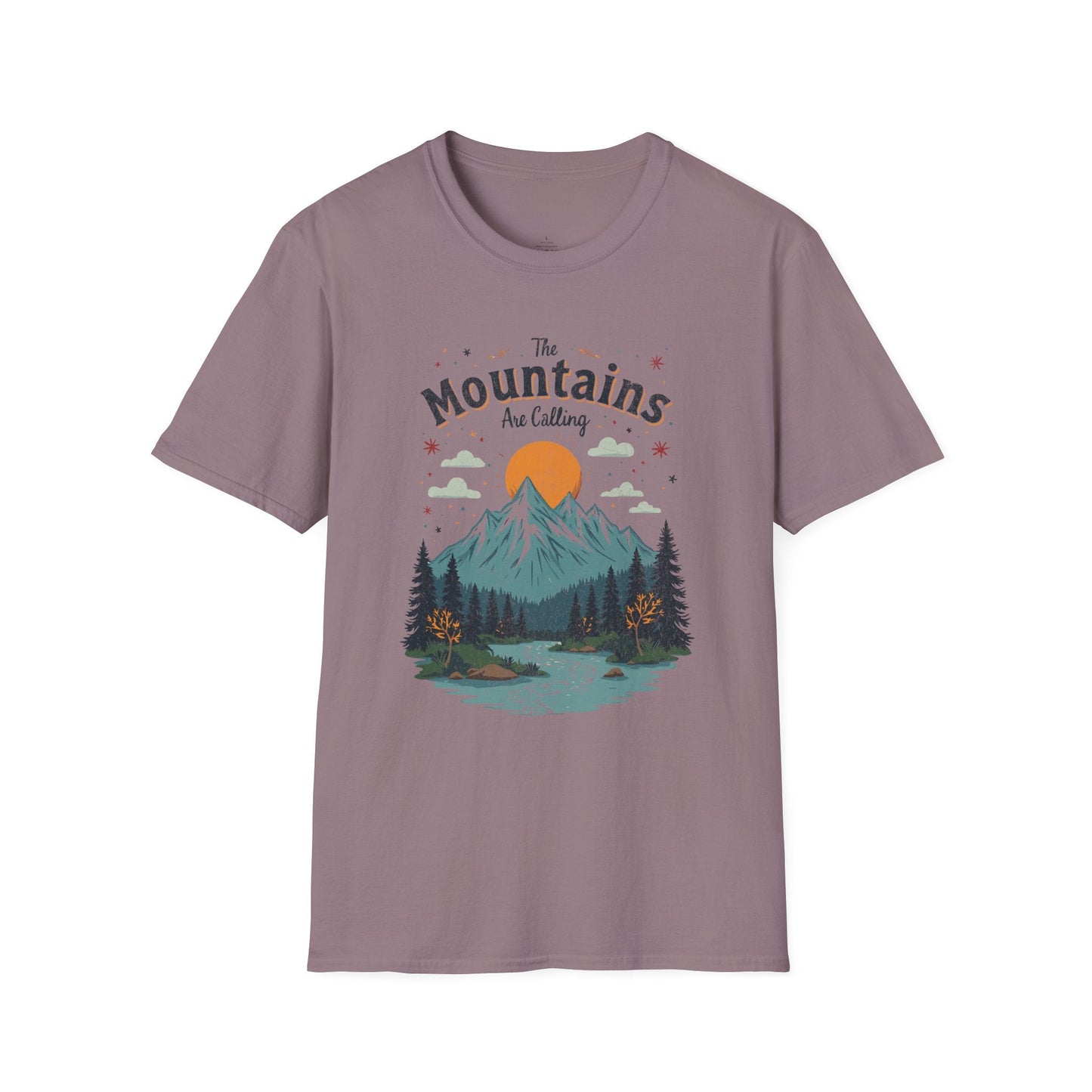 Printify T-Shirt Stars Mountains Are Calling T-Shirt