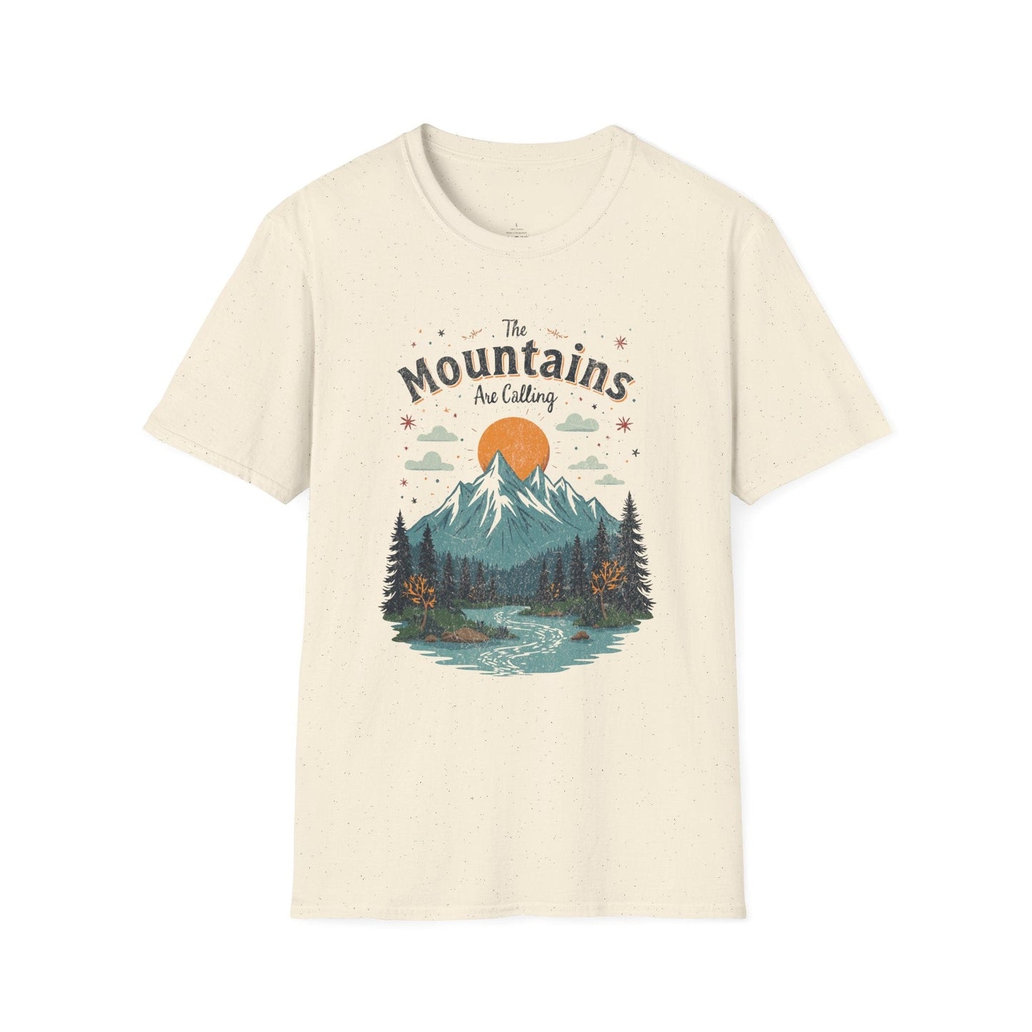 Printify T-Shirt Stars Mountains Are Calling T-Shirt