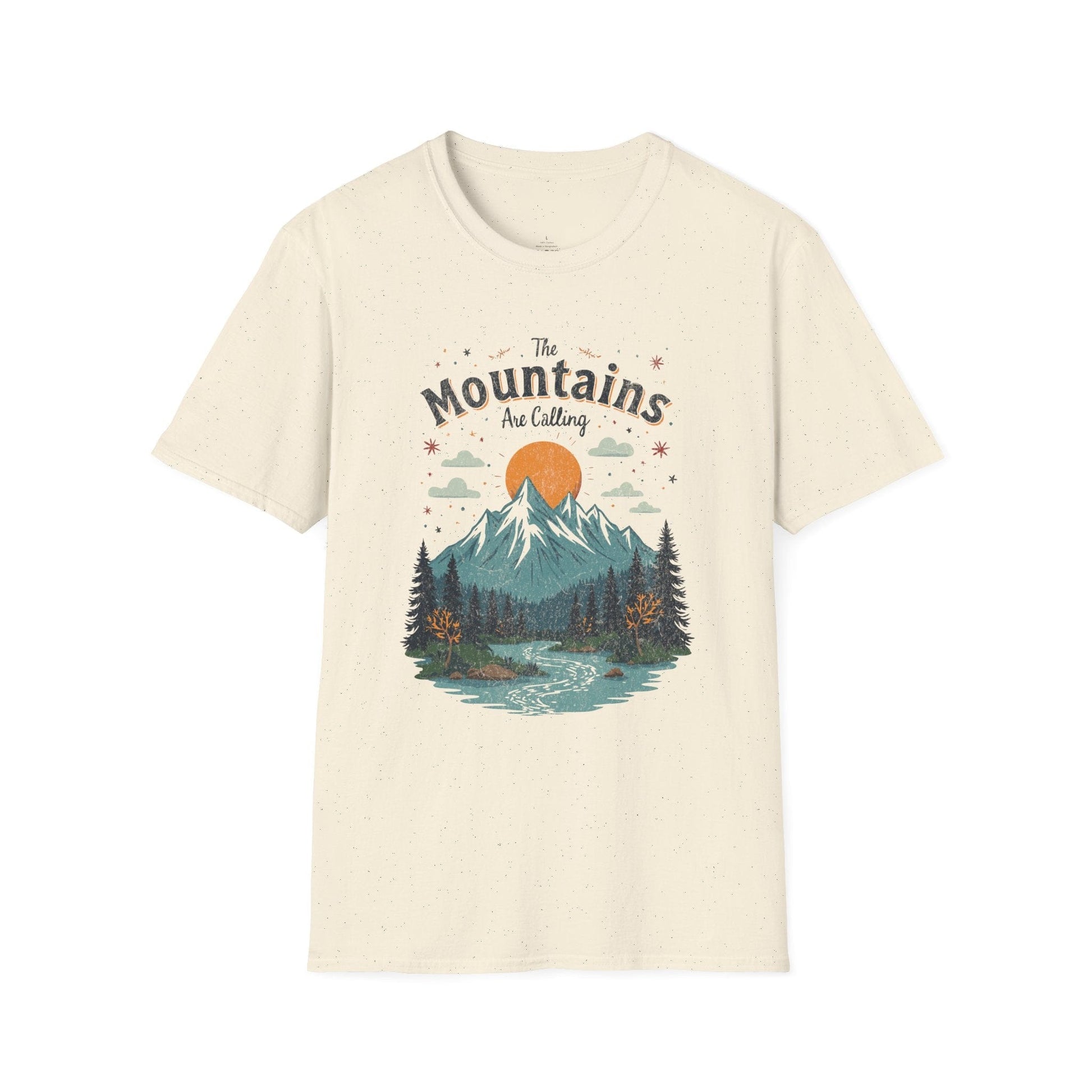 Printify T-Shirt Stars Mountains Are Calling T-Shirt