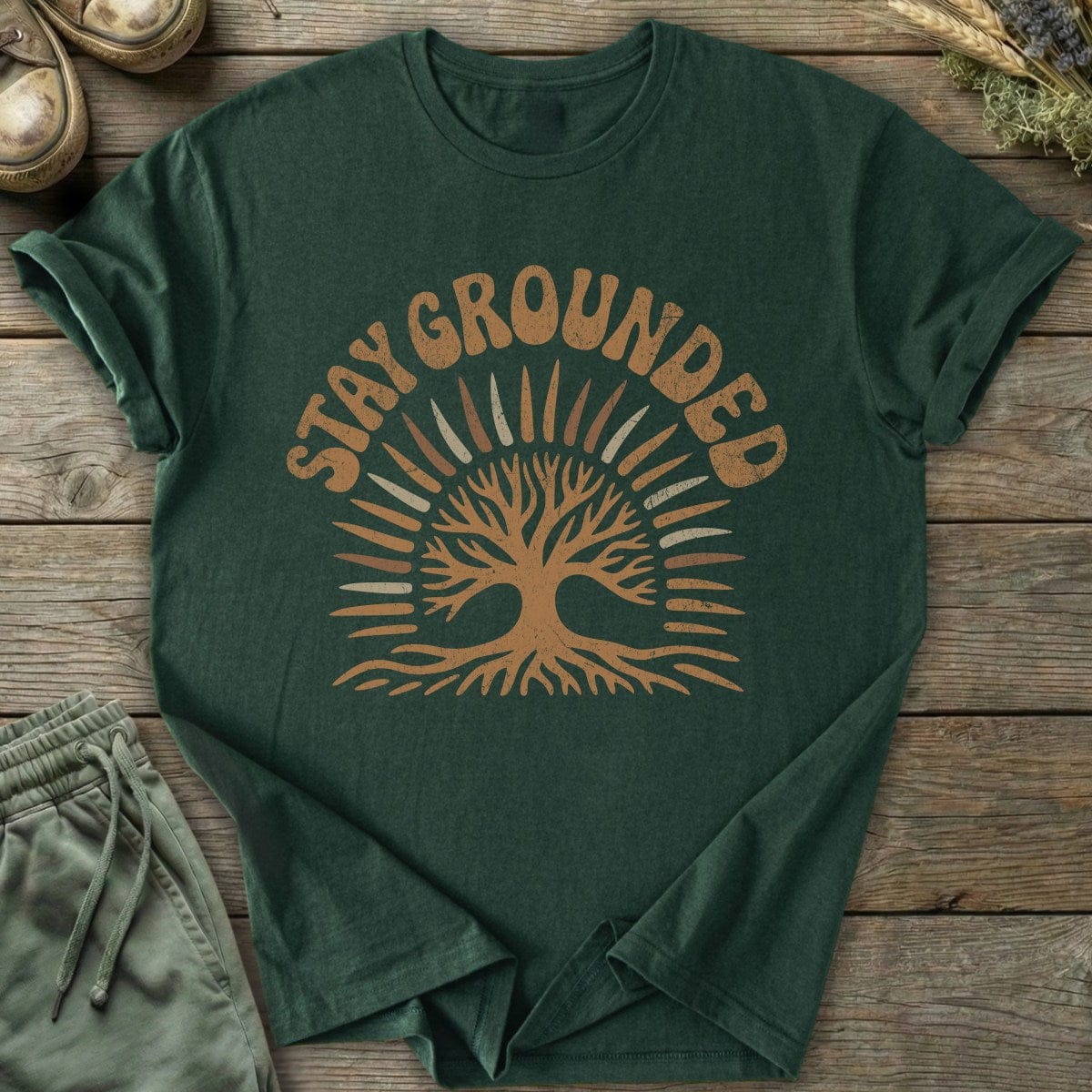 Printify T-Shirt Stay Grounded T-Shirt