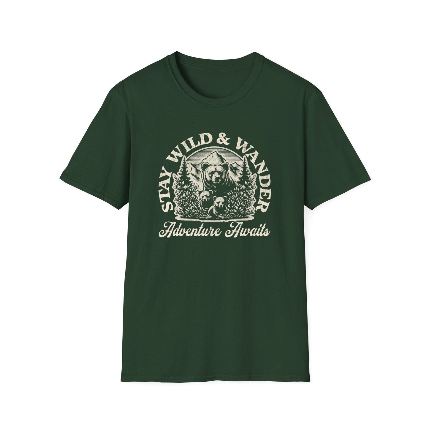 Printify T-Shirt Stay Wild and Wander T-Shirt
