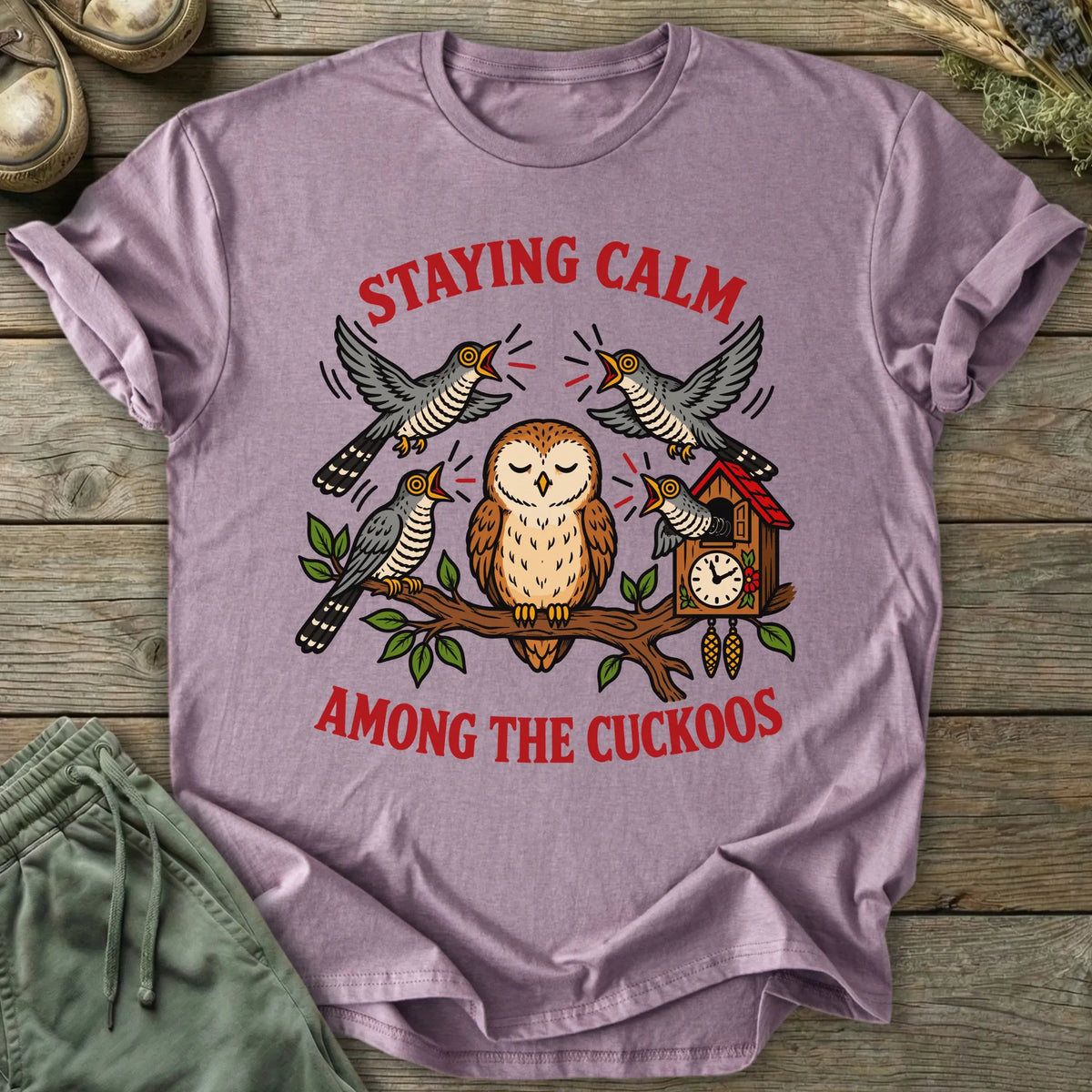 Printify T-Shirt Staying Calm T-Shirt