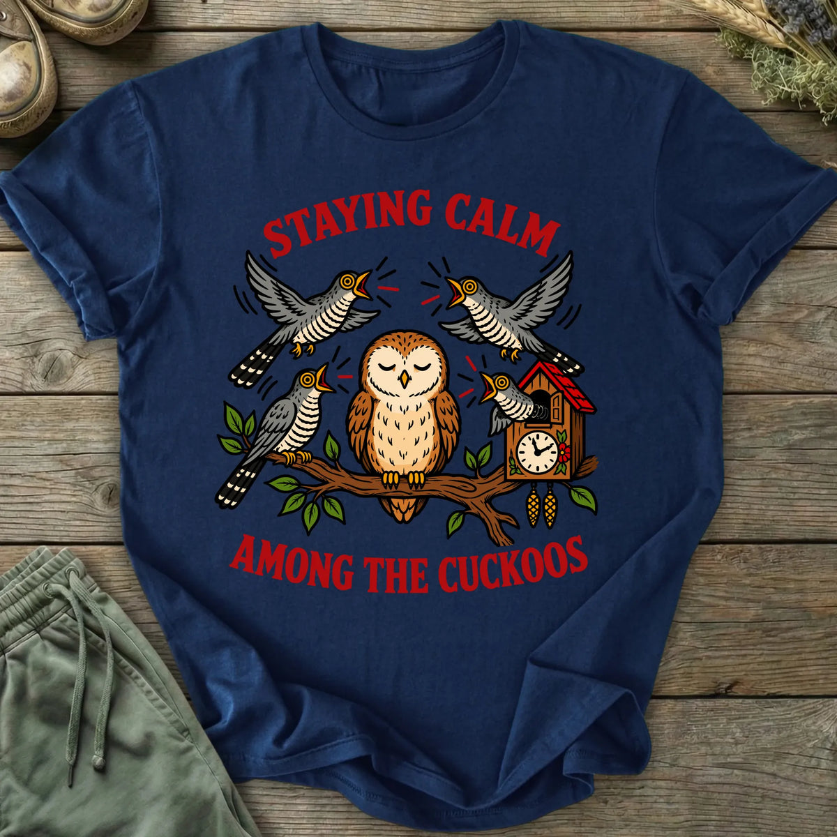 Printify T-Shirt Staying Calm T-Shirt