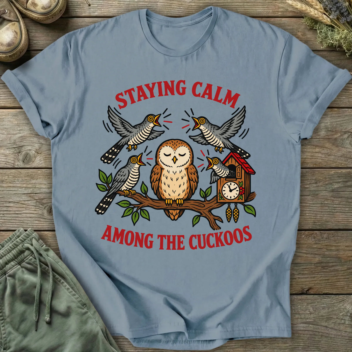 Printify T-Shirt Staying Calm T-Shirt