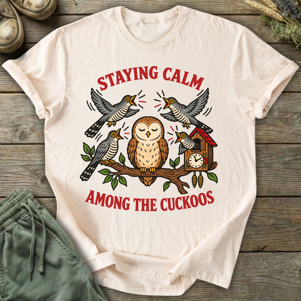 Printify T-Shirt Staying Calm T-Shirt