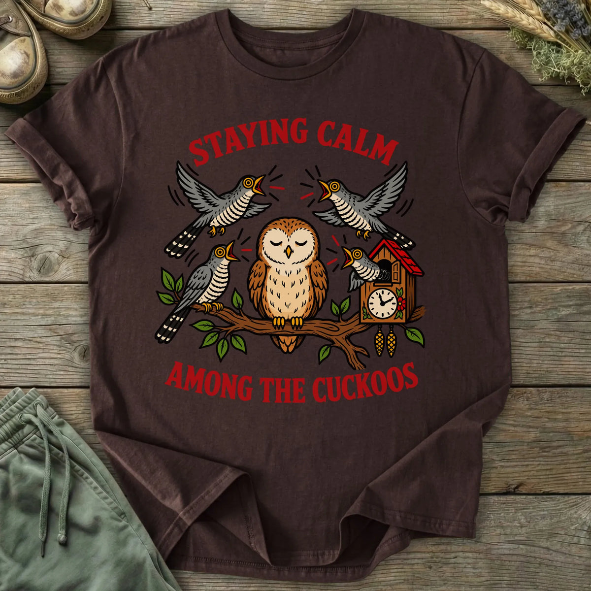 Printify T-Shirt Staying Calm T-Shirt