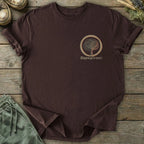 Printify T-Shirt Stepping Green Pocket Logo