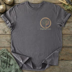 Printify T-Shirt Stepping Green Pocket Logo
