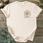 Printify T-Shirt Stepping Green Pocket Logo