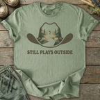 Printify T-Shirt Still Plays Outside Hat T-Shirt