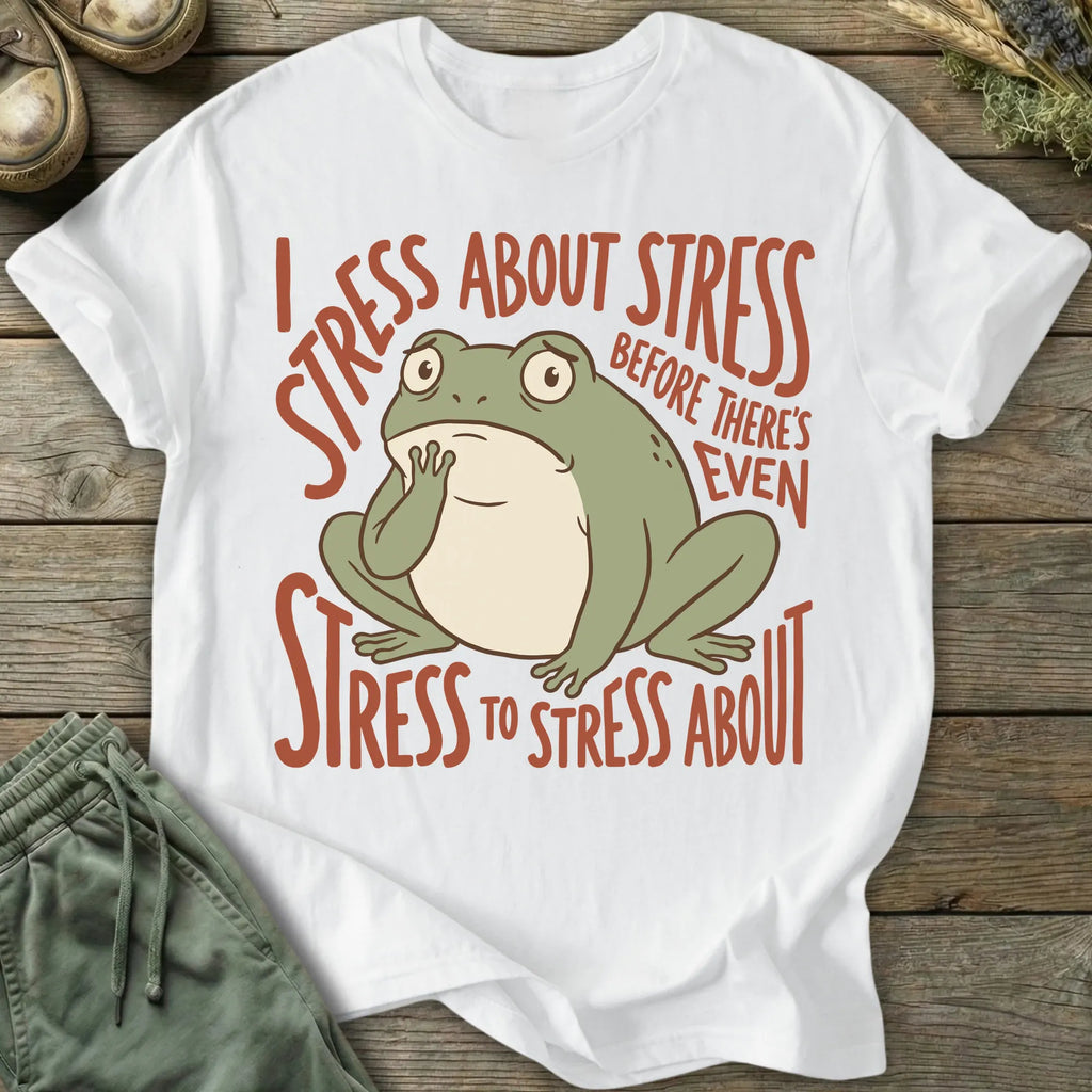 Printify T-Shirt Stress About Stress T-Shirt