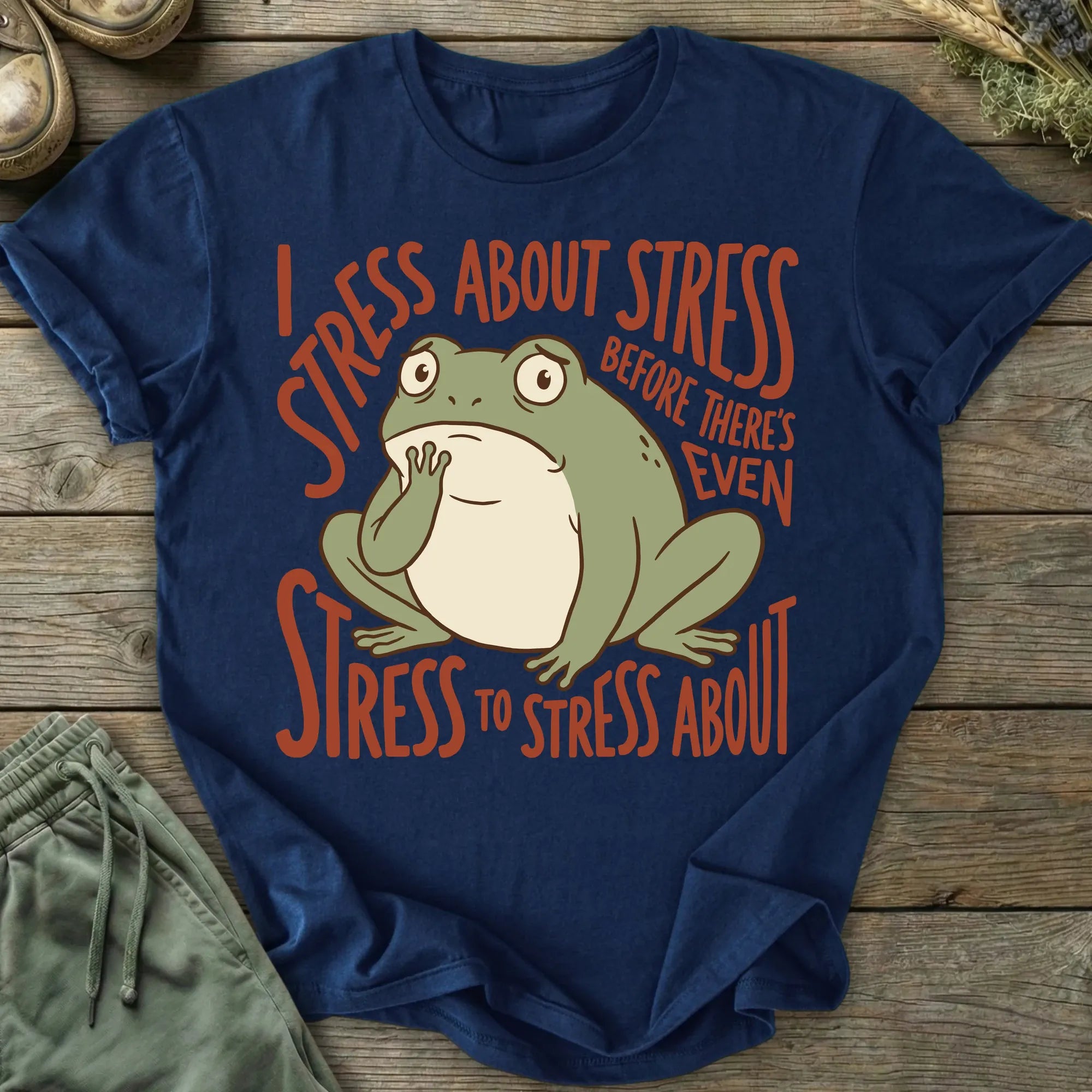 Printify T-Shirt Stress About Stress T-Shirt