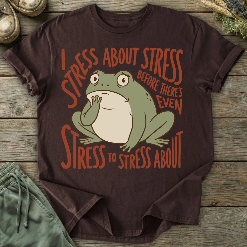 Printify T-Shirt Stress About Stress T-Shirt