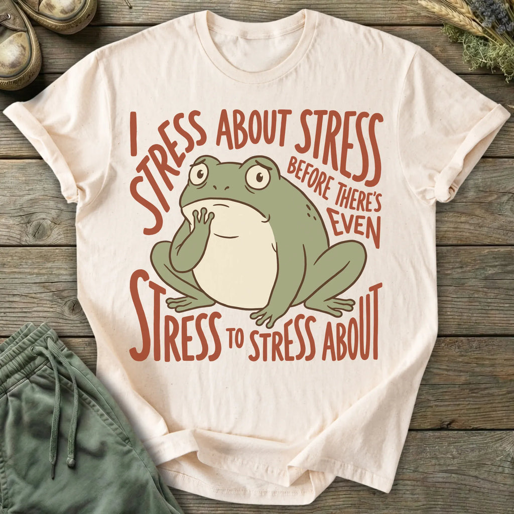 Printify T-Shirt Stress About Stress T-Shirt