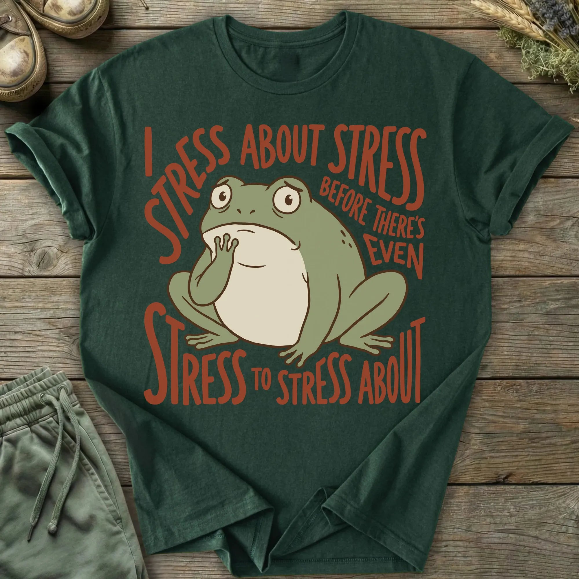 Printify T-Shirt Stress About Stress T-Shirt