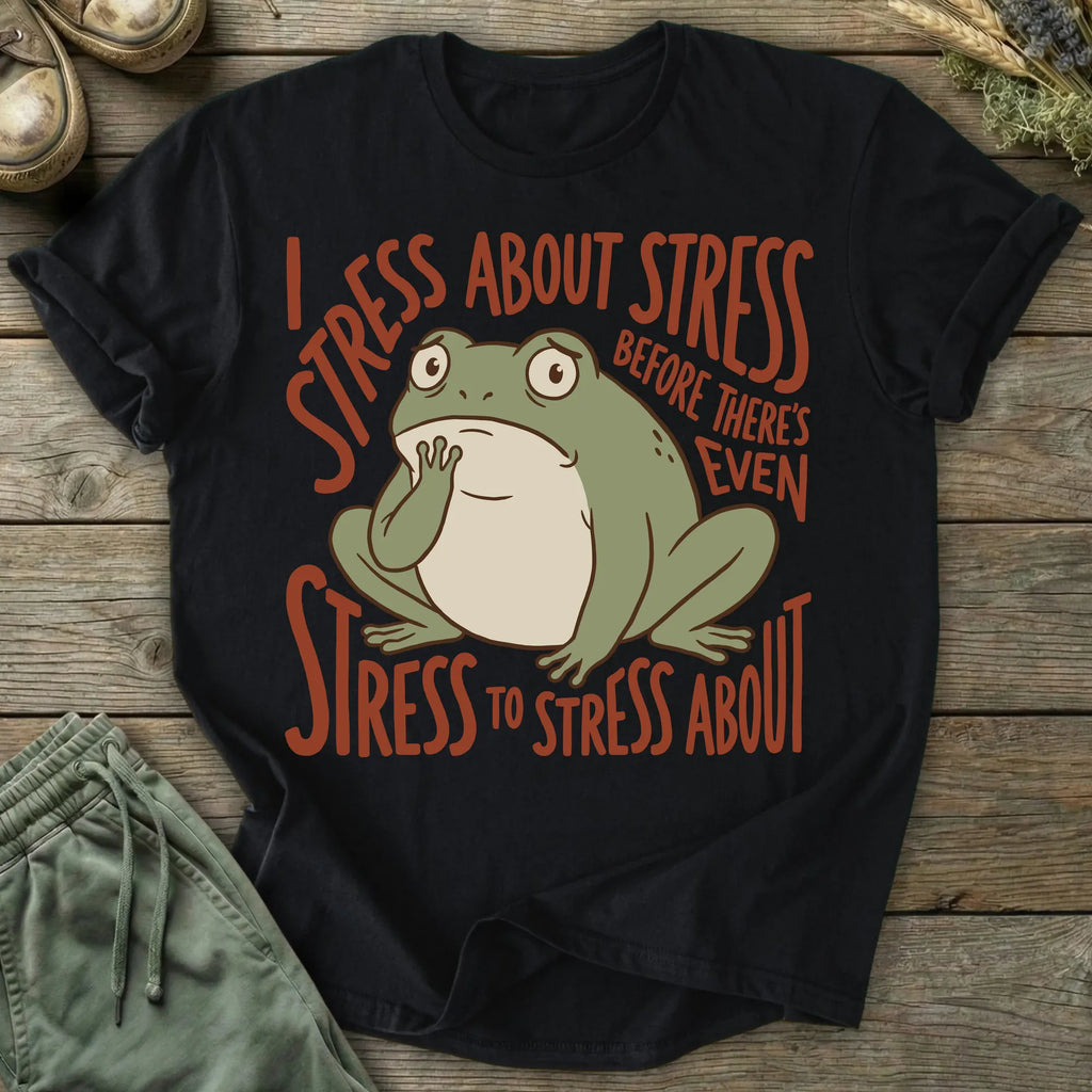 Printify T-Shirt Stress About Stress T-Shirt
