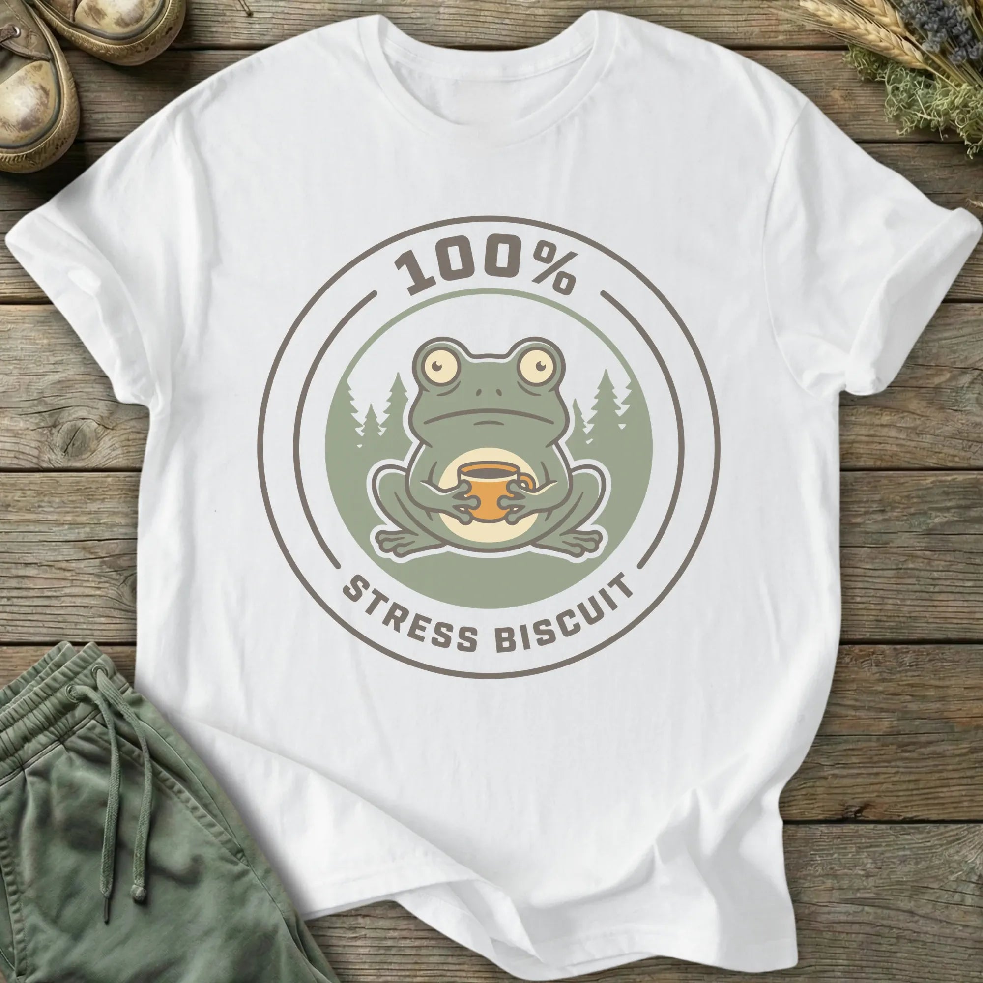 Printify T-Shirt Stress Biscuit T-Shirt