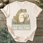 Printify T-Shirt Stressed And Melting T-Shirt