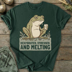 Printify T-Shirt Stressed And Melting T-Shirt
