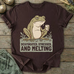 Printify T-Shirt Stressed And Melting T-Shirt