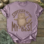Printify T-Shirt Stressed Cat T-Shirt