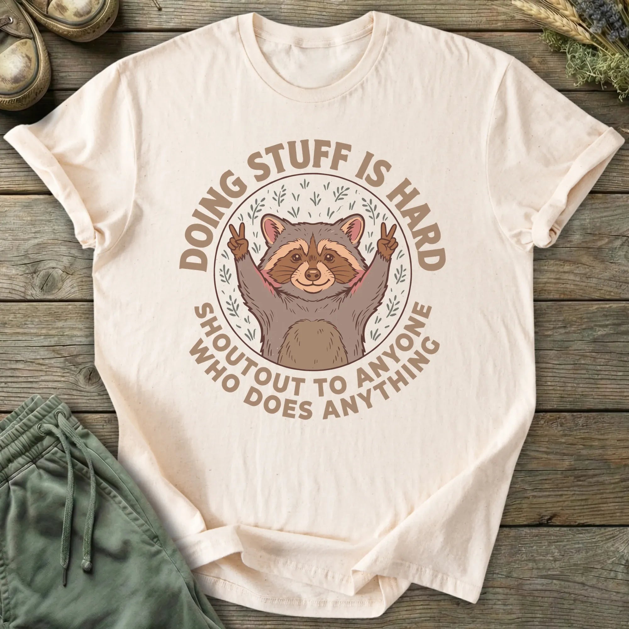 Printify T-Shirt Stuff Is Hard T-Shirt