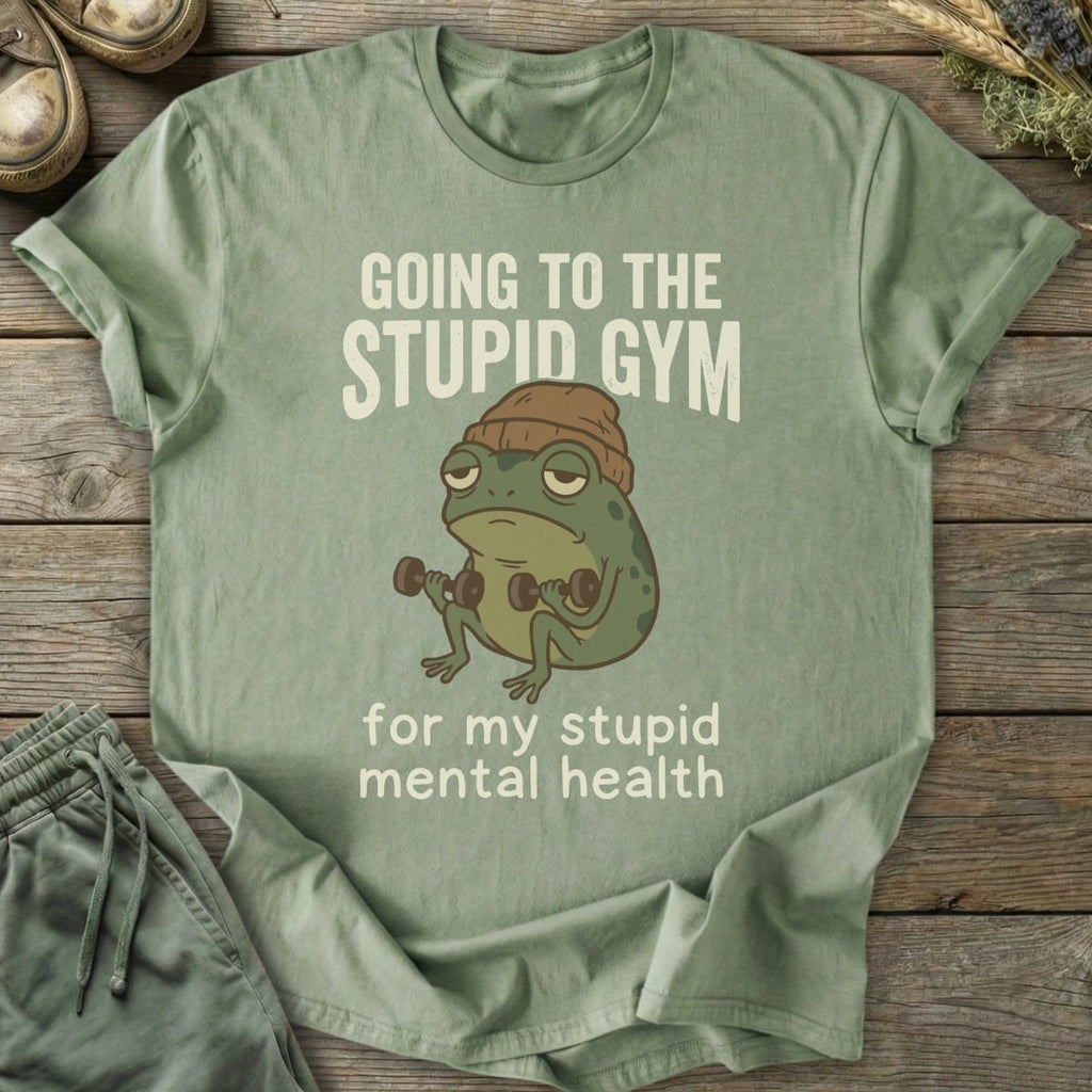 Printify T-Shirt Stupid Gym T-Shirt