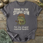 Printify T-Shirt Stupid Gym T-Shirt