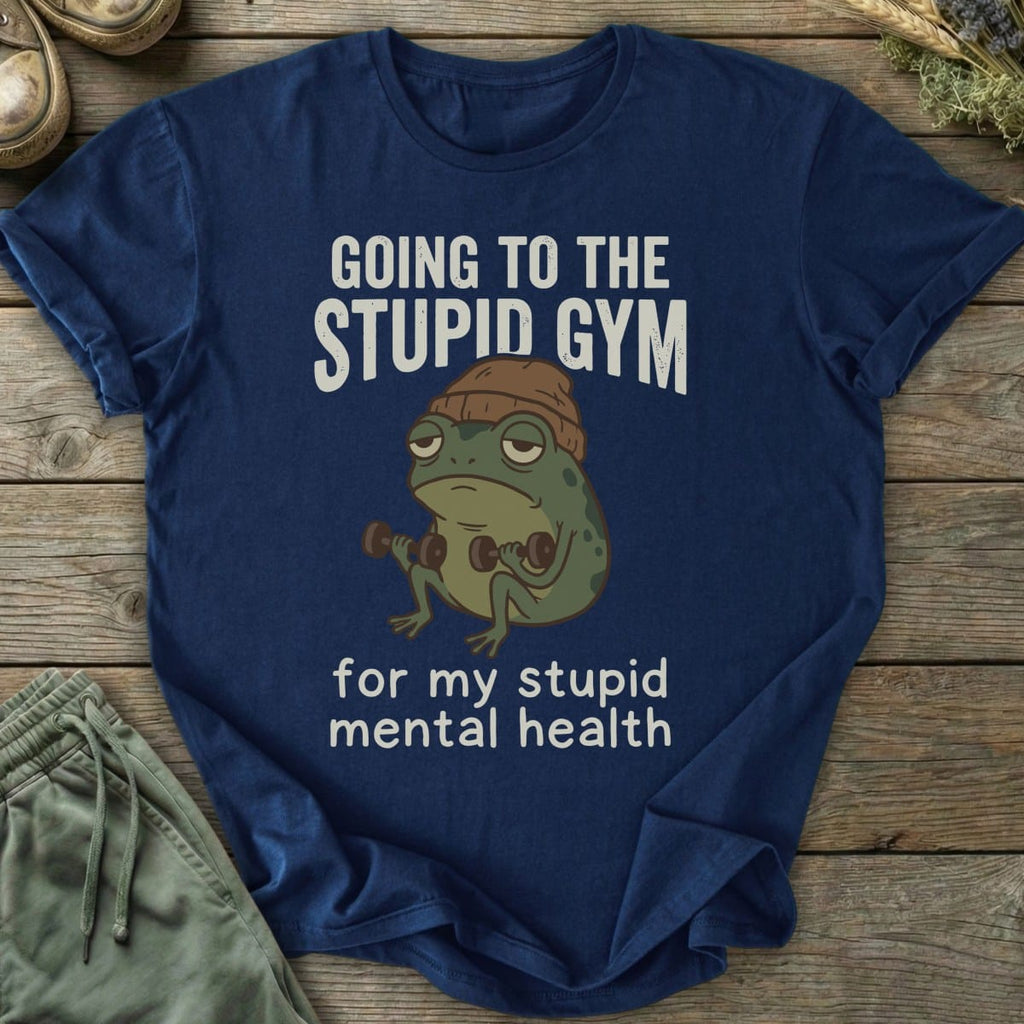 Printify T-Shirt Stupid Gym T-Shirt