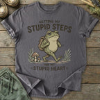 Printify T-Shirt Stupid Steps T-Shirt