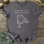 Printify T-Shirt Stupid Walk Frog T-Shirt