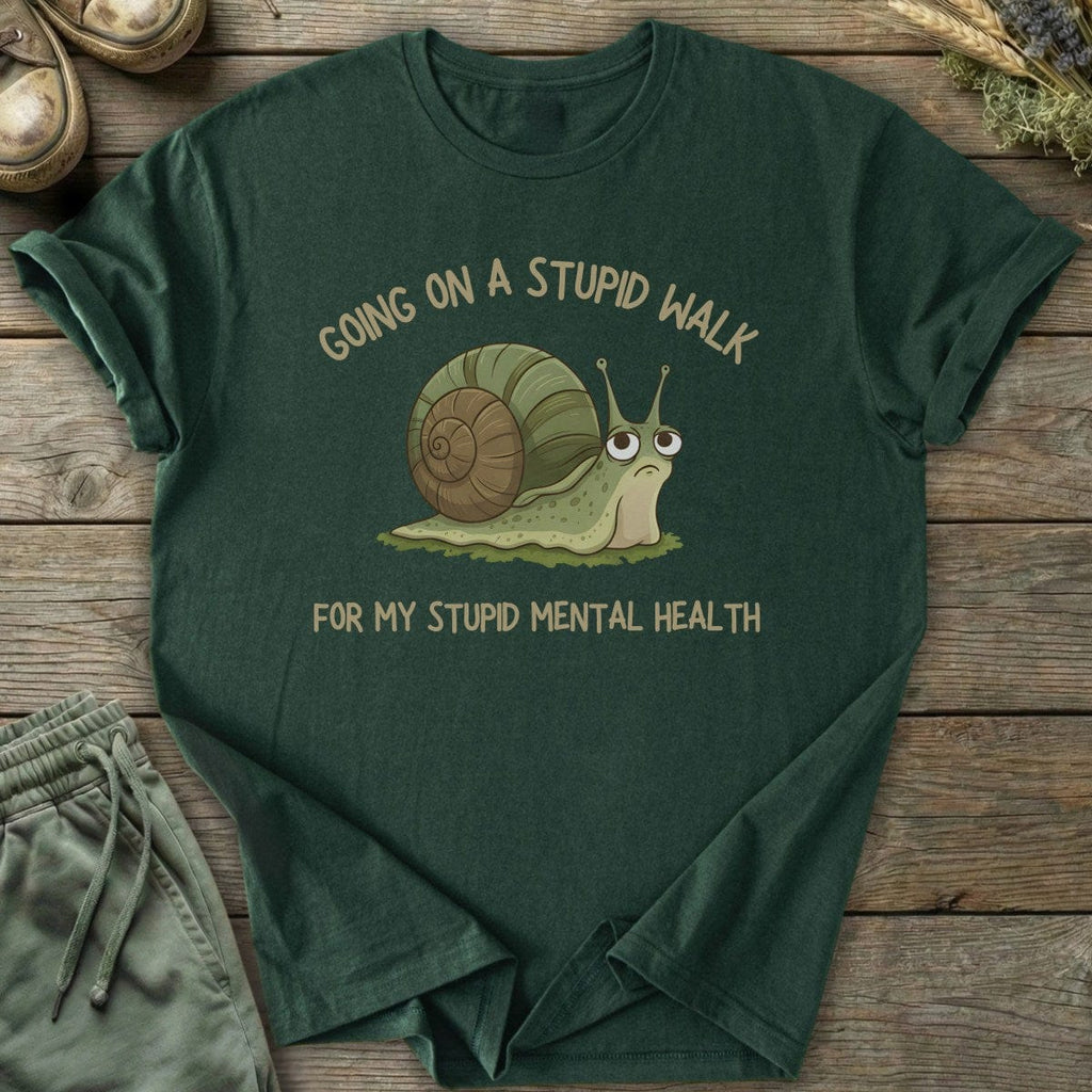 Printify T-Shirt Stupid Walk T-Shirt