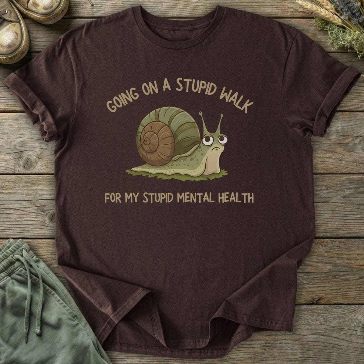 Printify T-Shirt Stupid Walk T-Shirt