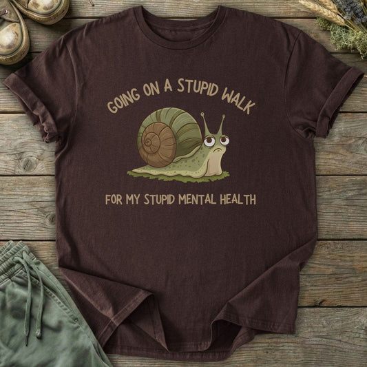 Printify T-Shirt Stupid Walk T-Shirt