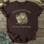 Printify T-Shirt Stupid Water T-Shirt
