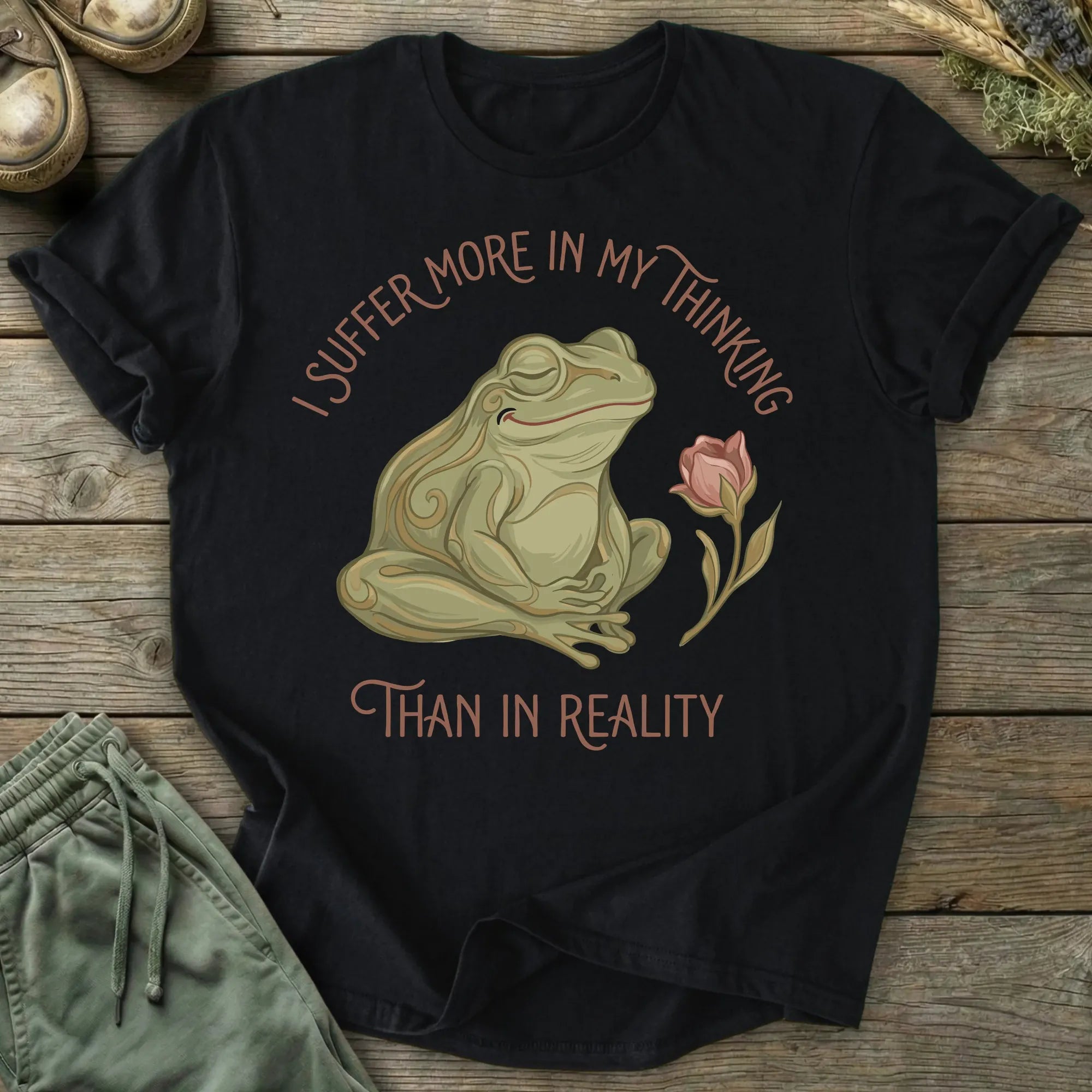 Printify T-Shirt Suffer In Thinking T-Shirt