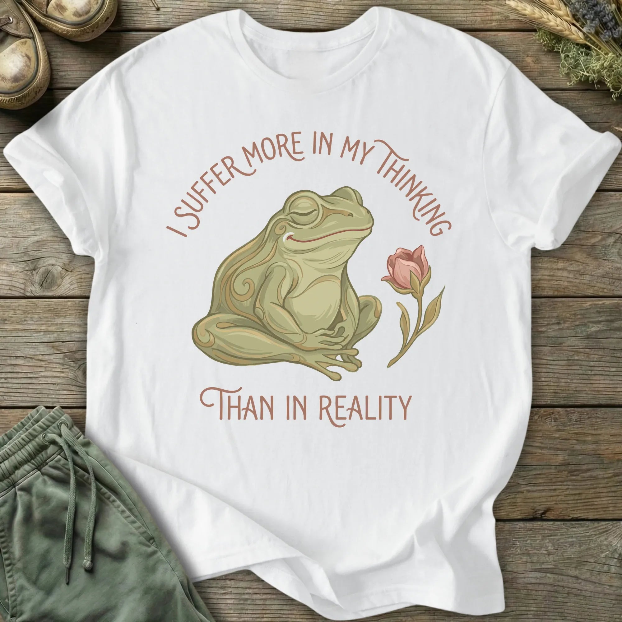 Printify T-Shirt Suffer In Thinking T-Shirt