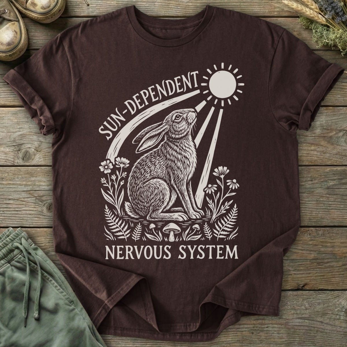 Printify T-Shirt Sun Dependent T-Shirt