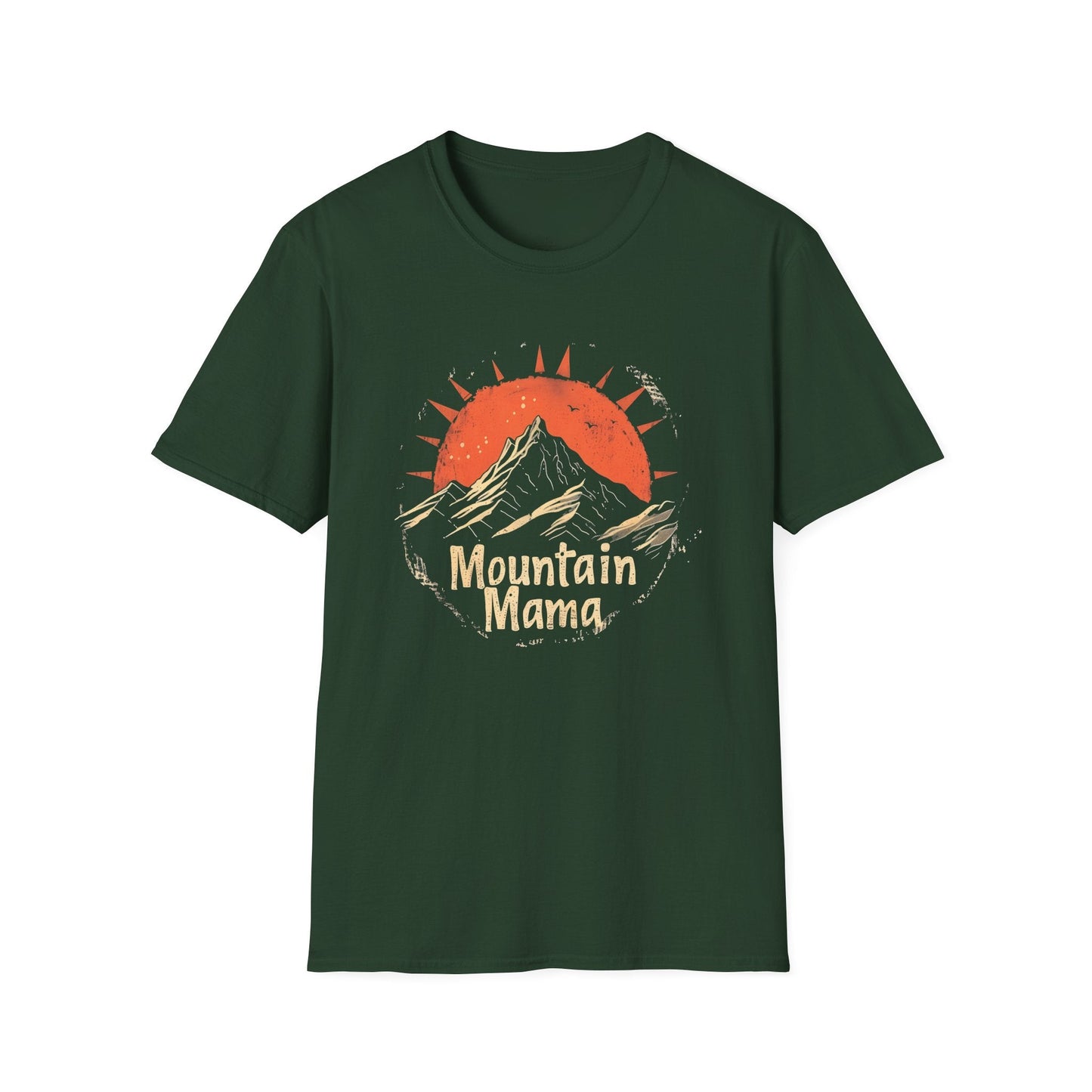 Printify T-Shirt Sunset Mountain Mama T-Shirt