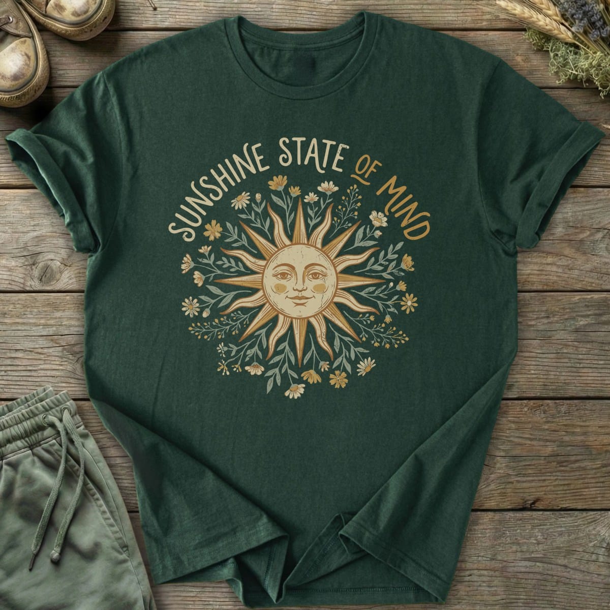 Printify T-Shirt Sunshine State Of Mind T-Shirt